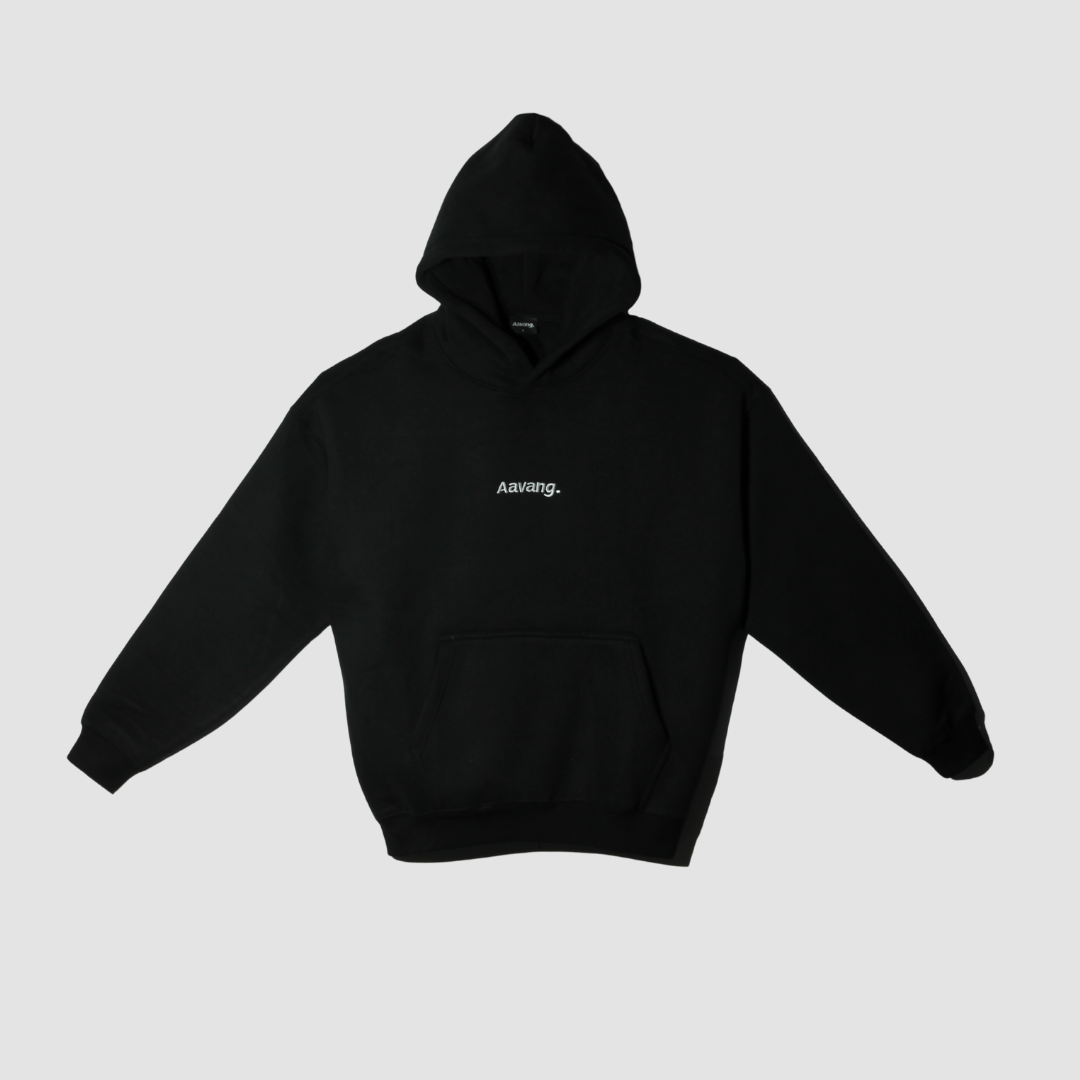 Hoodie Oversized Sort