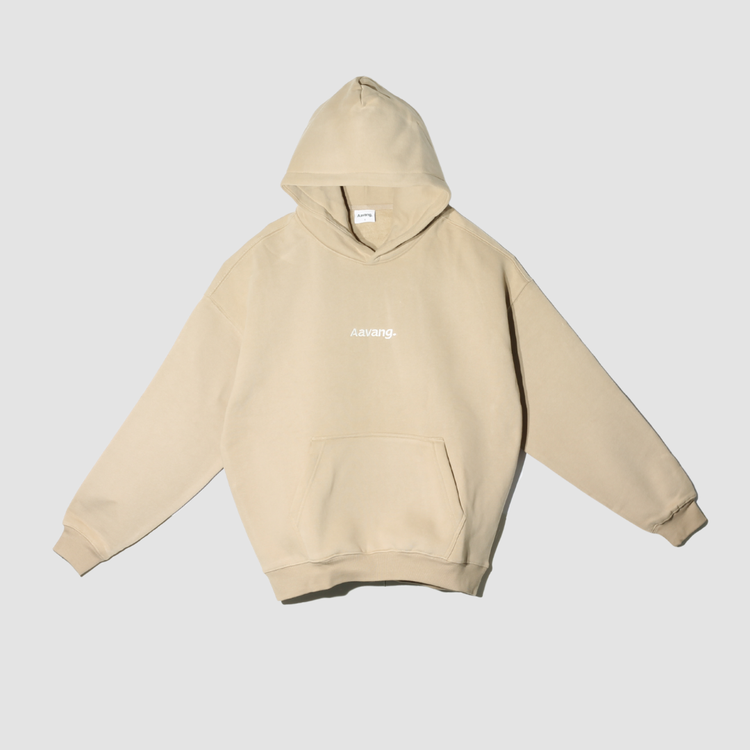 Hoodie Oversized Sand
