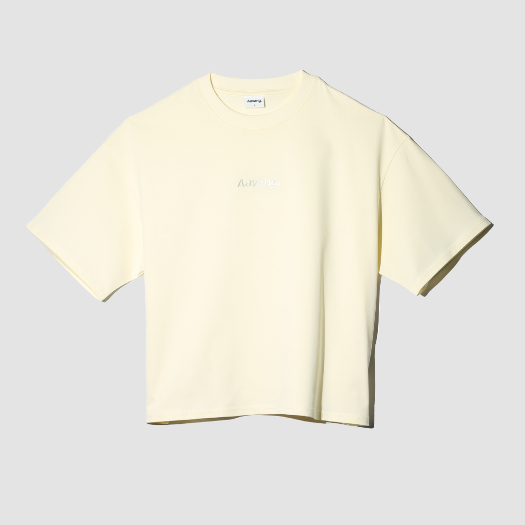 Heavy Boxy T-shirt Cream