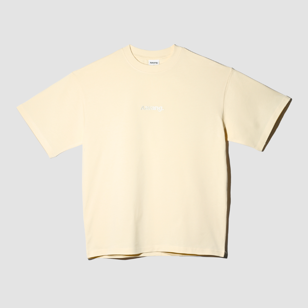 Heavy Oversized T-shirt Cream