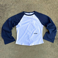 Pro-order / Women's Longsleeve Spliced Mørkeblå. Kommer 15. November